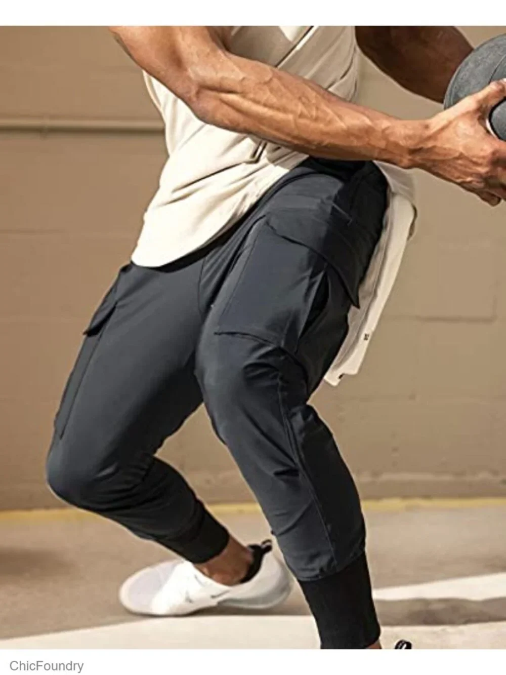 Lightweight Quick Dry Tapered Jogger Pants with Pockets Athletic Sweatpants